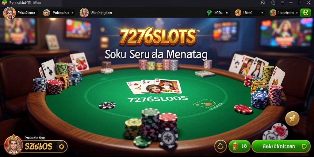 Tampilan gameplay yang menegangkan dari 7276SLOTS.