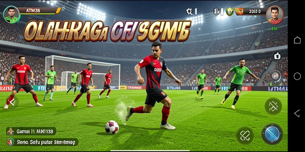 Gambar tangkapan layar utama dari gameplay ATM138 yang penuh aksi.