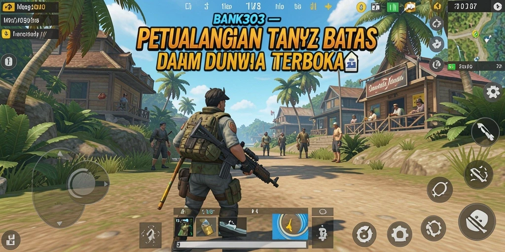 Gameplay BANK303 menampilkan eksplorasi dunia yang luas dan menakjubkan.