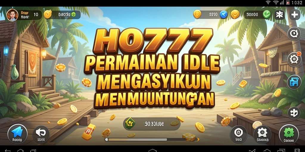 Tampilan gameplay HO777 yang menghibur dengan elemen Idle.