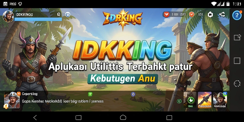 Tampilan utama <strong>IDRKING</strong> dengan fitur utilitas yang menarik.