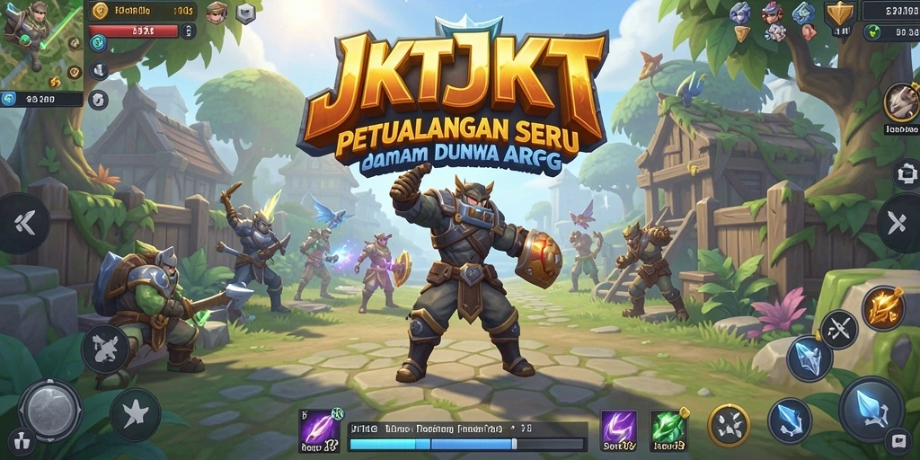 Tangkapan layar dari gameplay seru di JKTJKT.