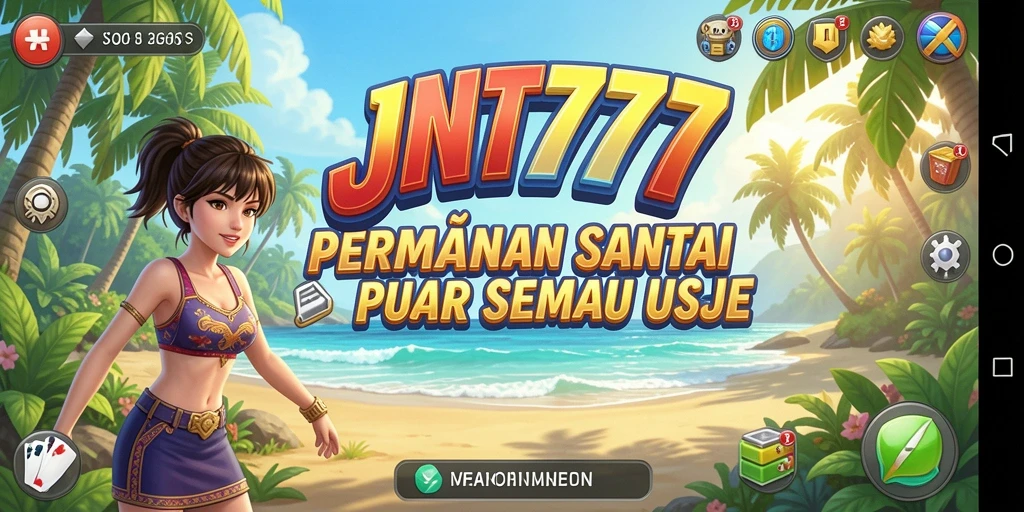 Screenshot utama JNT777 menunjukkan gameplay yang seru dan menantang.