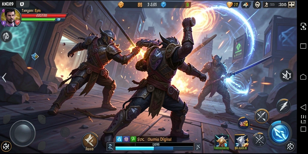 Gameplay KNO89 yang memukau dalam pertarungan seru.