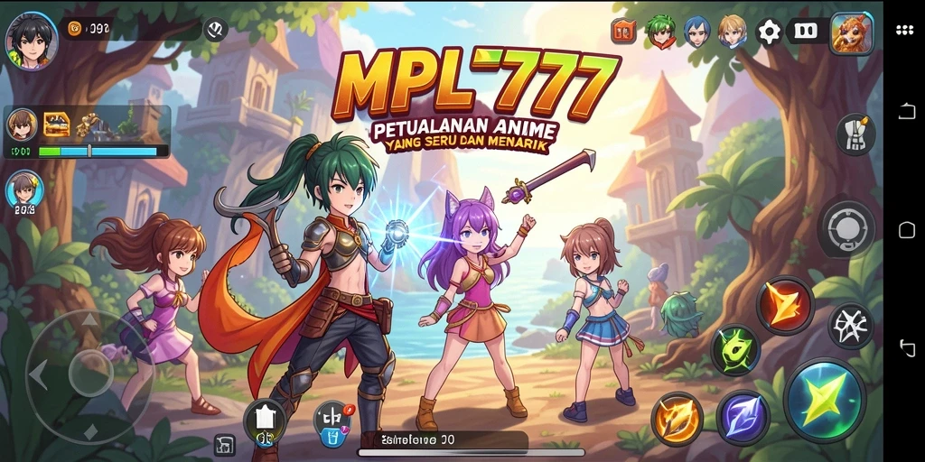 Gameplay seru MPL777 yang memikat dengan karakter Anime.