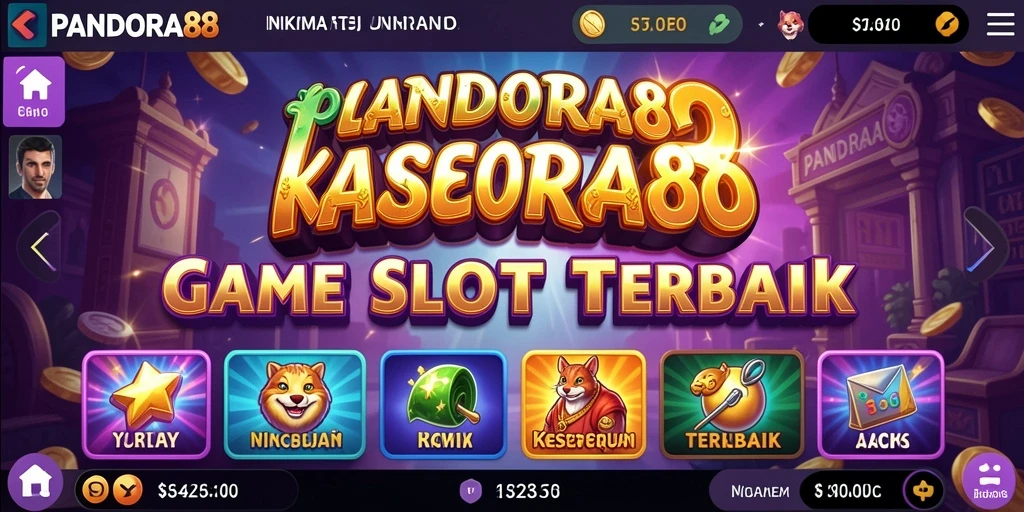 Tampilan gameplay seru di PANDORA88 dengan animasi yang menarik.