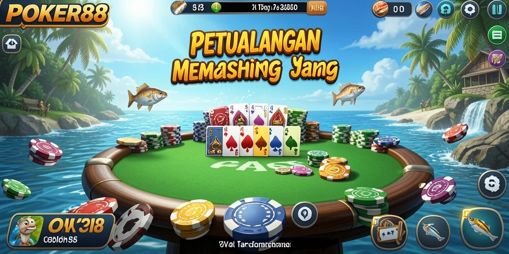 Tangkapan ikan besar dalam gameplay POKER88 yang mendebarkan.