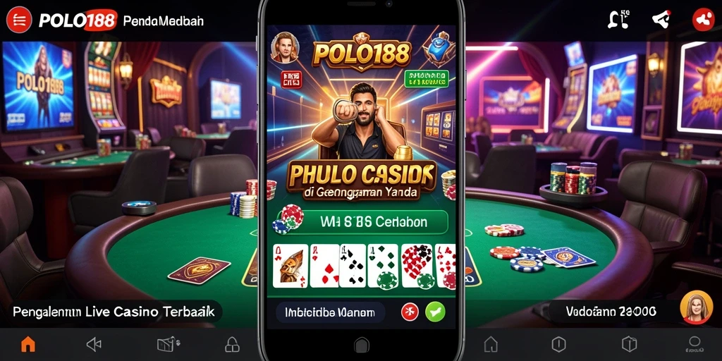 Tampilan menarik dari gameplay Live Casino di POLO188.