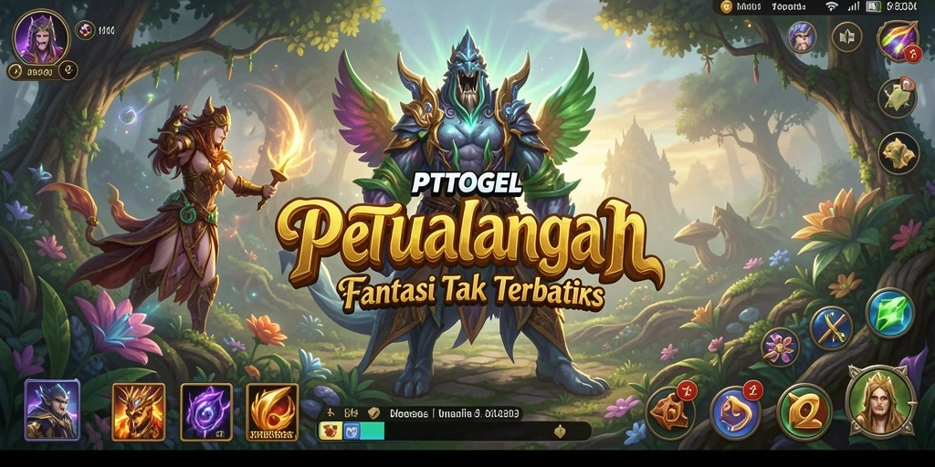 Tampilan gameplay seru di dunia PTTOGEL yang penuh petualangan.