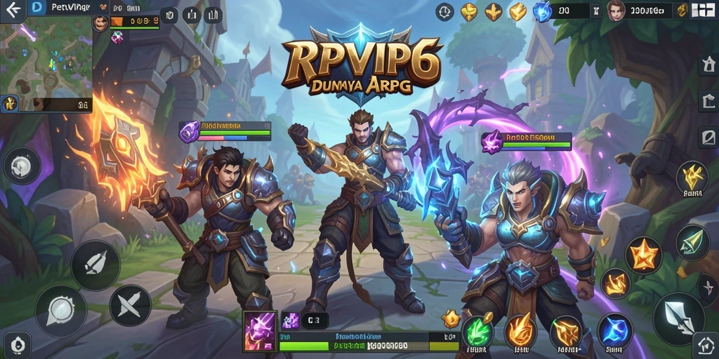 Gameplay menarik dan aksi seru dalam RPVIP6.